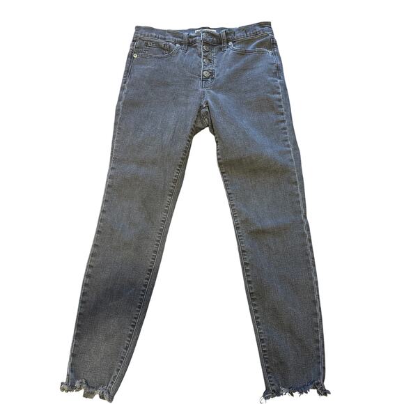 Madewell 9” Mid-Rise Skinny Jeans Exposed Button Fly Size 29 - Picture 1 of 13